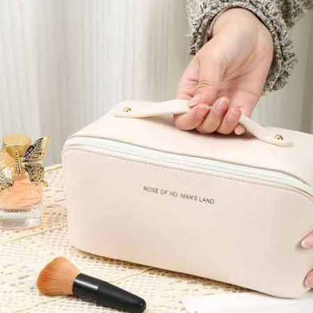 로페리아 Pu가죽 휴대용 수납 화장품 가방 대용량 0206813 #2
