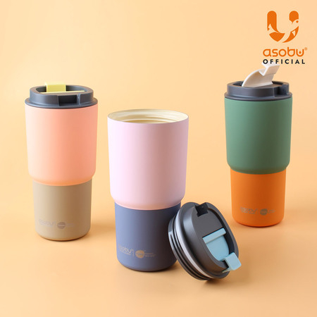 아소부 세라믹 픽미업 파스텔 진공 텀블러 650ml #3