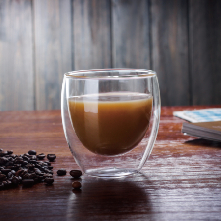 내열진공 이중컵 유리컵 250m #2