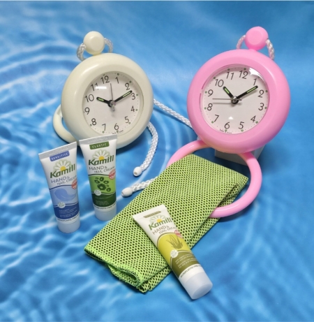 수건 타올 걸이 시계 타월 욕실시계 벽시계 #2