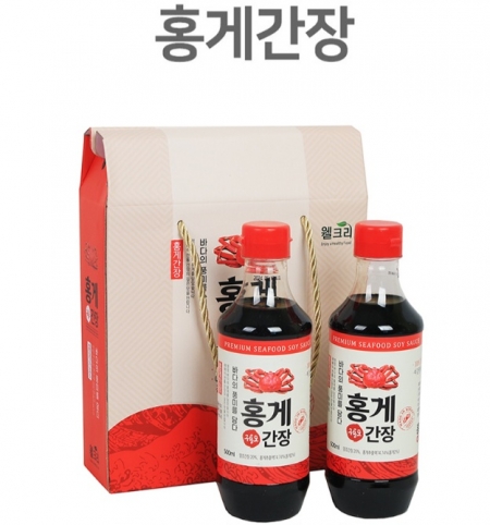 구룡포 홍게 간장 500mlX2 명절 선물 세트 설선물 추석선물 설날,  판촉물 사은품 답례품 단체 행사 선물세트 기프트 #2