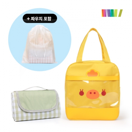 너랑나랑 피크닉 매트 + 삐약이보냉백 세트 #2
