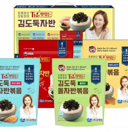 (아몬드 호두 새우 멸치 김도둑 돌자반 4종 ) 선물 세트 설 선물 명절 선물 설날/ 추석선물 사은품 결혼 답례품 판촉 기념 기프트 /김세트 김선물 문의 #3
