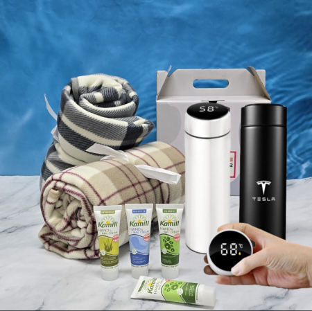 카밀핸드크림 + 망토 담요 + 텀블러 무릎담요 무릅담요 극세사담요 선물 사은품, 방한 용품 답례품 기념품 명절 선물 설선물 설날 #2