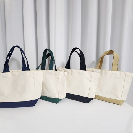 10수2합 마카롱 컬러 사각형 캔버스 에코백 #2