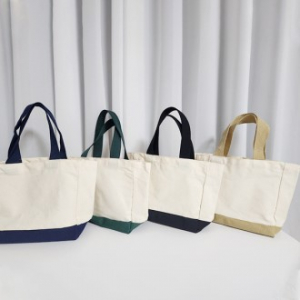 10수2합 마카롱 컬러 사각형 캔버스 에코백