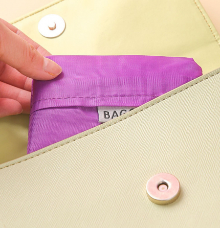 무지 포켓형 장바구니 포켓장바구니 시장가방 쇼핑백 // 인쇄가능 #4