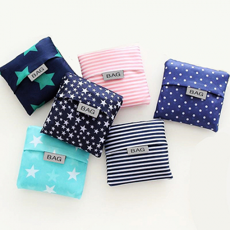 패턴 포켓형 장바구니 포켓장바구니 시장가방 쇼핑백 // 인쇄가능 #5