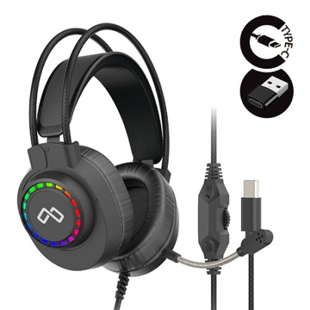 맥스틸 C타입+USB LED 7.1 게이밍 헤드셋 어학용 태블릿 헤드셋 #2