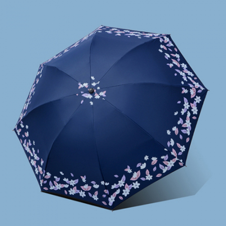 루티네 플라워 3단 수동 암막 양우산 인쇄무료 #4