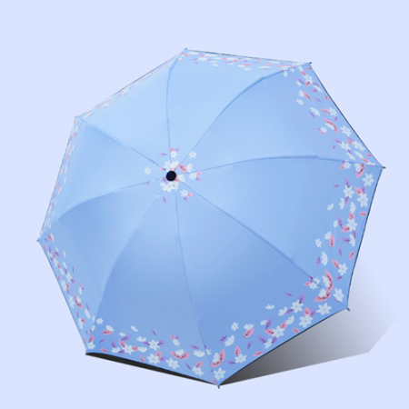 루티네 플라워 3단 수동 암막 양우산 인쇄무료 #5