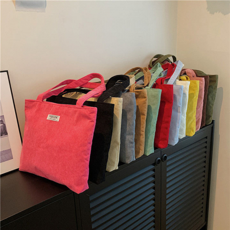 B131 코듀로이 에코백 캔버스 가방 주문제작 크로스백 인쇄 기념품 답례품 #2