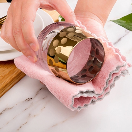 극세사 벨벳 양면 요술행주 25cm*25cm // 개별OPP비닐포장 #4