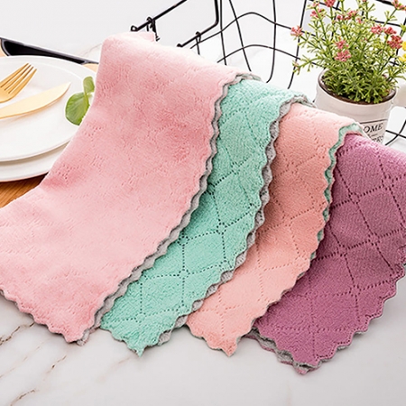 극세사 벨벳 양면 요술행주 25cm*25cm 벌크 #7