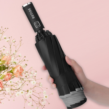 루티네 거꾸로 3단 자동 암막 양우산 인쇄무료 #5