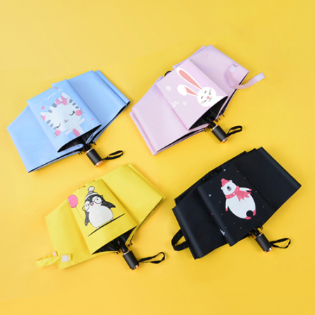 루티네 캐릭터 3단 수동 암막 양우산 인쇄무료 #3