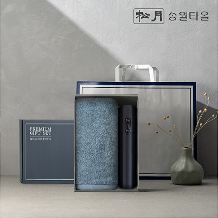 송월 프리미엄 선물 세트, 송월 라이트 무지40 1P + 전동와인오프너 1P #2
