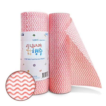 물에 쉽게 빨아쓰는 판촉 주방 롤행주 50매 #3