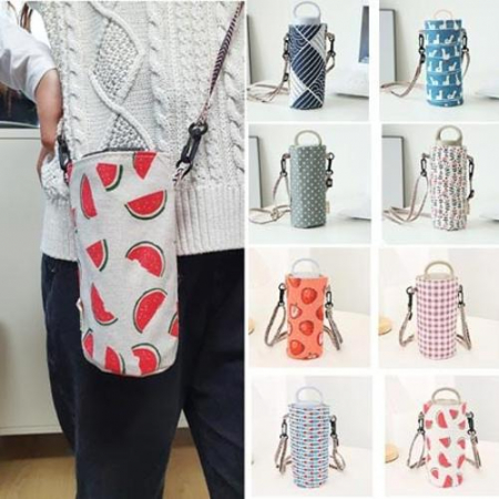 텀블러 크로스 린넨 물병 파우치 #2