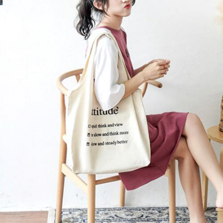 레이크 숄더 에코백 46x60x10cm #2