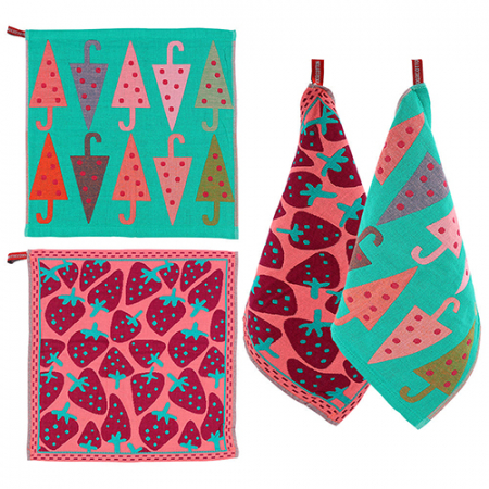 북유럽중 일러스트 면행주 35x35 가제행주 면행주 일러스트행주 // 인쇄제작가능 #3