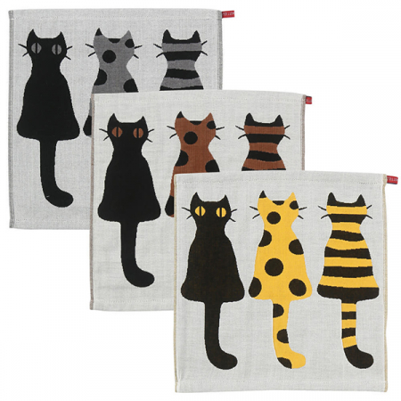 북유럽중 일러스트 면행주 35x35 가제행주 면행주 일러스트행주 // 인쇄제작가능 #7