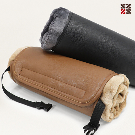 구름극세사담요+가죽롤커버세트 #2