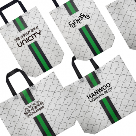 라인 코팅 부직포가방 가로형, 세로형 #2