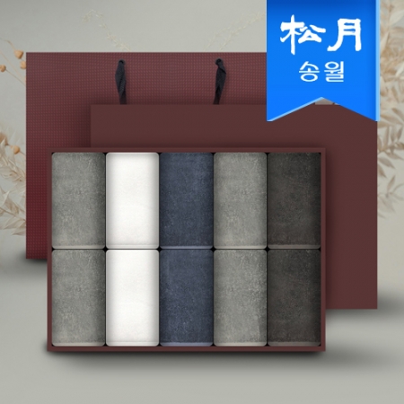 [송월타월] 에르모 170g 세면 10매 선물세트 쇼핑백 #2