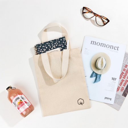 코튼앤코 커스텀 세로형 자석 에코백 23x30  // 국내 제작형 #3