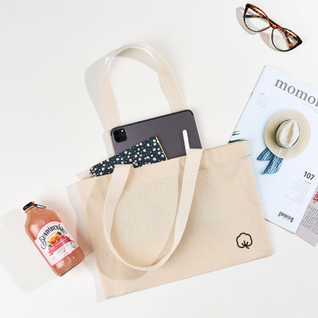 코튼앤코 커스텀 가로형 자석 에코백 28x20  // 국내 제작형 #2