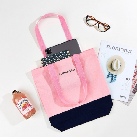 코튼앤코 커스텀 컬러투톤 에코백 36x36x10 // 국내 제작형 #2