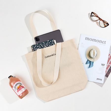 코튼앤코 커스텀 일상형 에코백 34x34x10  // 국내 제작형 #3