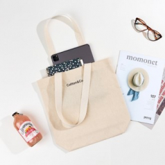 코튼앤코 커스텀 일상형 에코백 34x34x10  // 국내 제작형