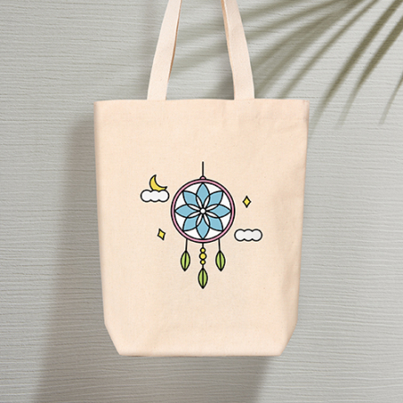 코튼앤코 커스텀 세로형 에코백 34x40x10 // 국내 제작형 #4