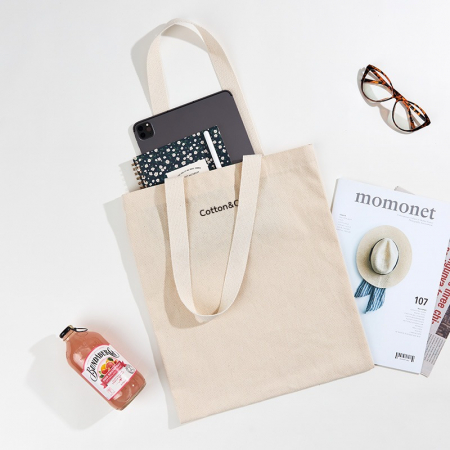 코튼앤코 커스텀 세로형 에코백 34x40 // 국내 제작형 #3