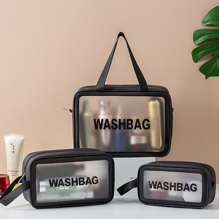 방수워시백(소형) / 인쇄제작가능 / 세면파우치 휴대용파우치 방수세면백 #4