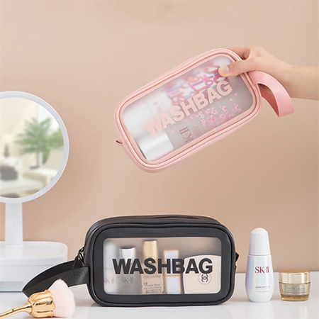 방수워시백(소형) / 인쇄제작가능 / 세면파우치 휴대용파우치 방수세면백 #2