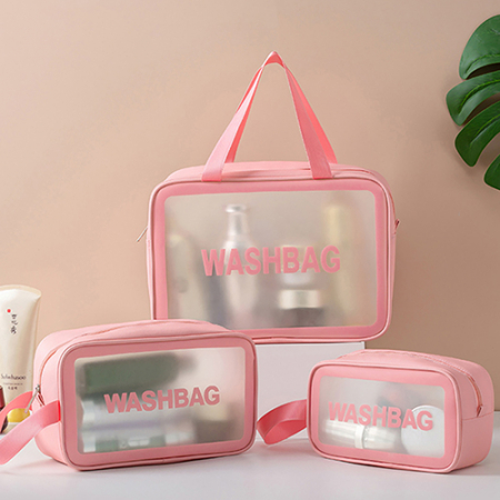 방수워시백(중형) / 인쇄제작가능 / 세면파우치 휴대용파우치 방수세면백 #4