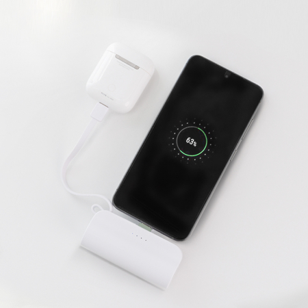 스미다 PD 18W고속충전 도킹형 보조배터리 5000mAh C+8 #4