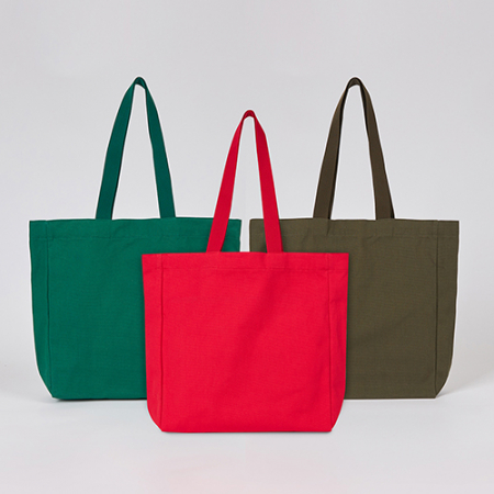 코튼앤코 커스텀 옆폭형 컬러 에코백 34x36x8, 옆폭8 // 국내 제작형 #5