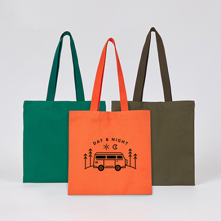 코튼앤코 커스텀 일상형 컬러 에코백 34x34 // 국내 제작형 #4