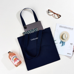 코튼앤코 커스텀 일상형 컬러 에코백 34x34 // 국내 제작형