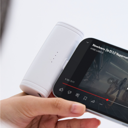 스미다 휴대용 일체형 도킹 보조배터리 2500mAh C핀 #3