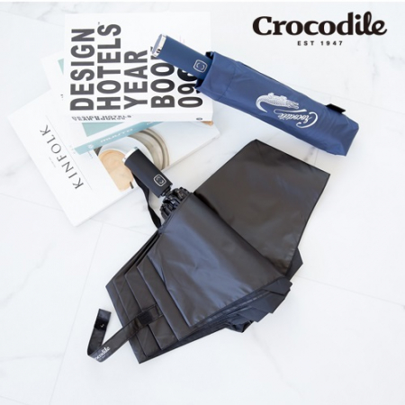 크로커다일 3단 거꾸로 암막 완전자동 우양산 #2