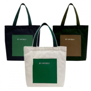 B151 미니 스퀘어 캔버스백 에코백 캐주얼 보조 가방 인쇄 주문제작 답례품 행사 기념품