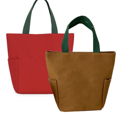 B150 투포켓 에코백 지토트백 면가방 학생 보조 가방 캐주얼 인쇄 답례품 #2