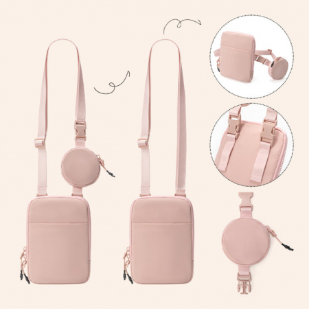 B144 파우치세트 미니크로스백 보조가방 핸드폰가방 인쇄 주문제작 행사 기념품 답례품 #3