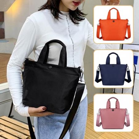 B140 원버튼 심플 크로스 토트백 캐주얼 가방 미니 주문제작 인쇄 #2