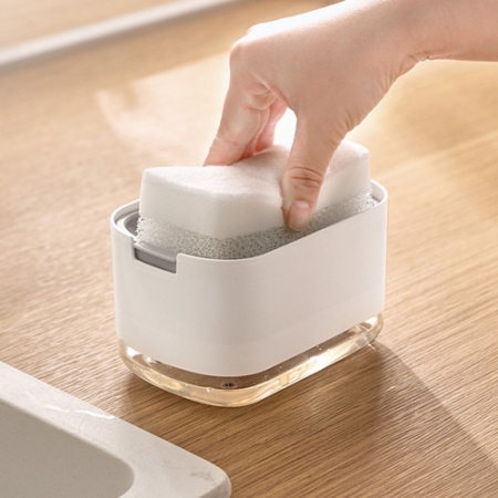 펌핑 주방세제 디스펜서 세제통 // 수세미1개포함 #3